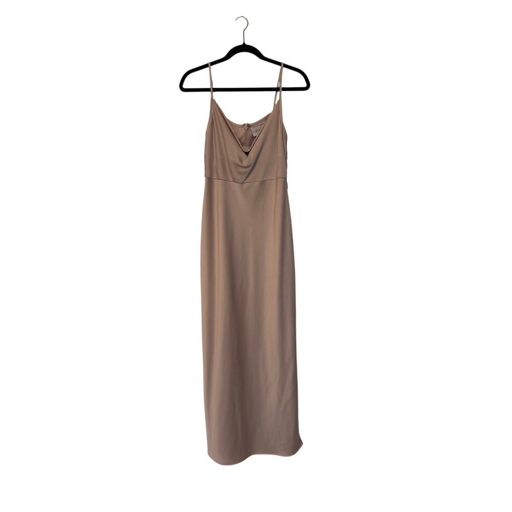 BHLDN Cali Satin Charmeuse Midi Dress - Picture 4 of 7